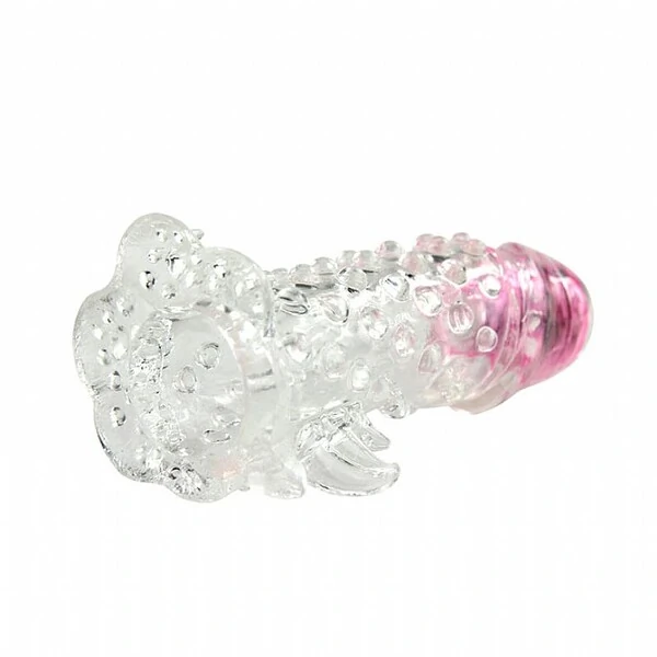 Capa Peniana Brave Man com Vibrador de Toque e Estimulador de Clitóris - Baile