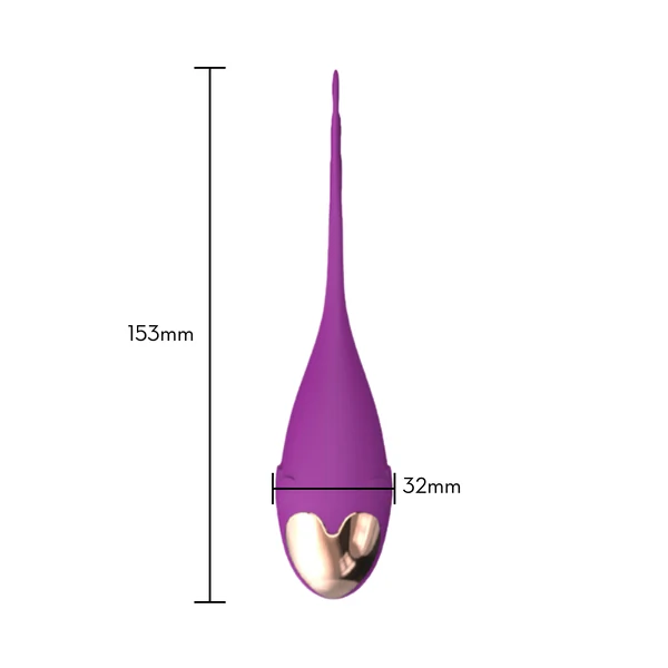 Cápsula Vibratória em Formato de Peixe por Aplicativo Toque Aveludado Suave