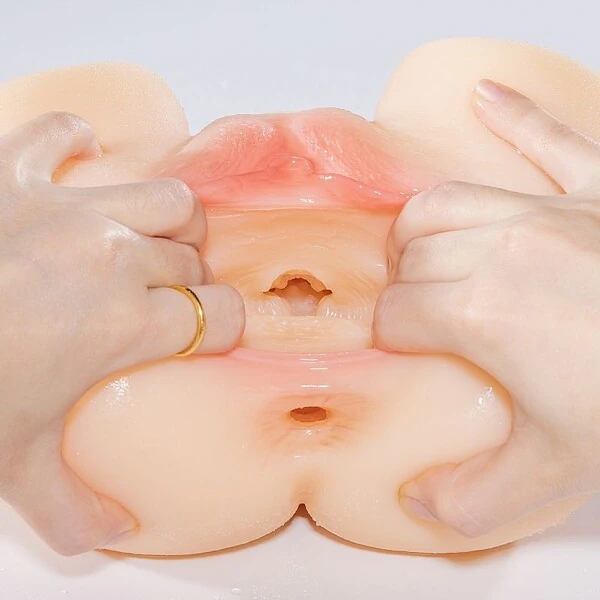Masturbador Bunda Super Realística Vagina e Ânus Cyberskin