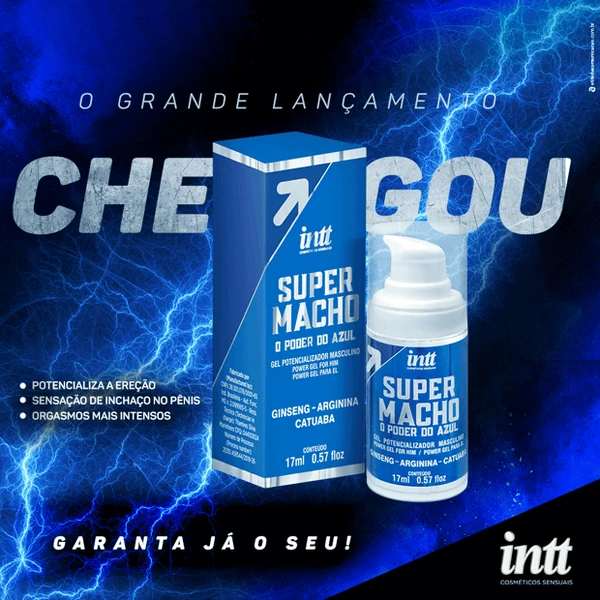 Gel Excitante Masculino Super Macho 17ml