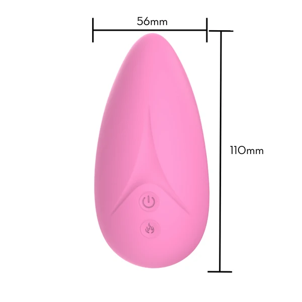 Massageador Estimulador com Aquecimento em Silicone Líquido