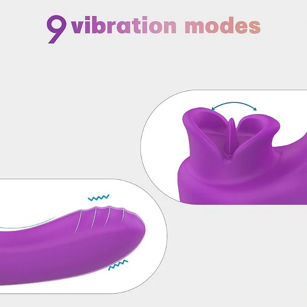 Dedeira Estimuladora Ponto G e Clitóris Vibro - Devil's Kiss