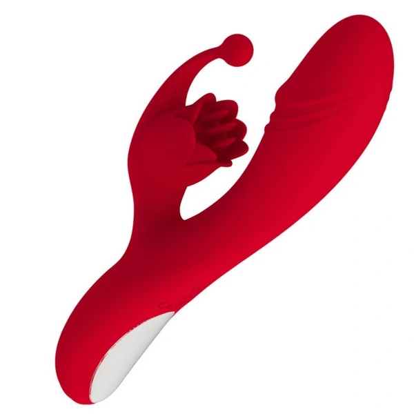 Vibrador Estimulador Clitoriano e Ponto G com Aquecimento