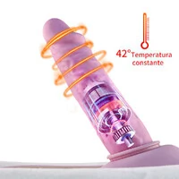 Máquina de Sexo Vibratória Dispositivo de Masturbação Feminina com Aquecimento