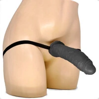 Capa Peniana Monster com Cinta em Silicone Rígido 21 x 5 cm