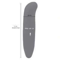 Vibrador Ponto G com Textura Aveludada 12 cm x 2,8 cm