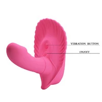Vibrador Massageador de Ponto G e Clitóris Controlado por Aplicativo - Pretty Love Fancy Clamshell