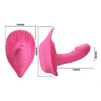 Vibrador Massageador de Ponto G e Clitóris Controlado por Aplicativo - Pretty Love Fancy Clamshell