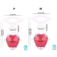 Plug Anal Macio em Silicone Platina com Alça - Textura Diamantada