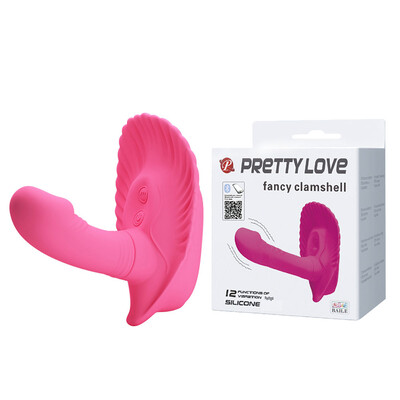 Foto Vibrador Massageador de Ponto G e Clitóris Controlado por Aplicativo - Pretty Love Fancy Clamshell