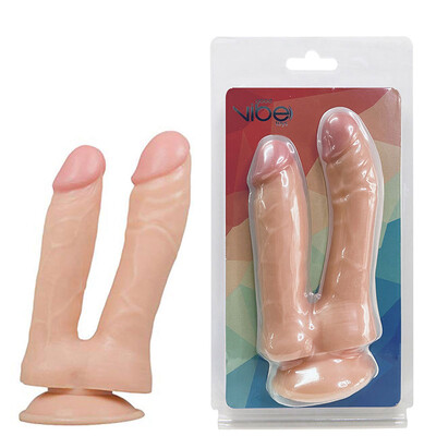 Foto Pênis Dupla Penetração Texturizado com Ventosa - Good Vibe Toys