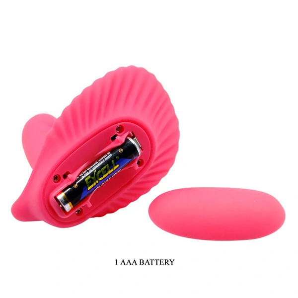 Vibrador Massageador de Ponto G e Clitóris Controlado por Aplicativo - Pretty Love Fancy Clamshell