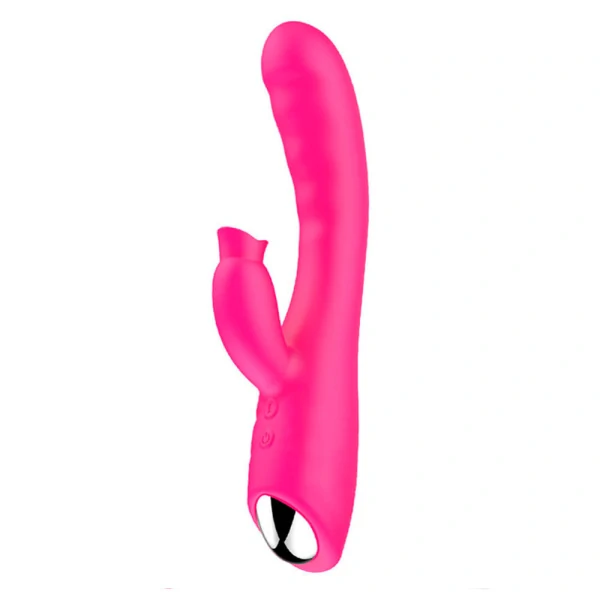 Vibrador Duplo com Língua Estimuladora - Secret Tongue