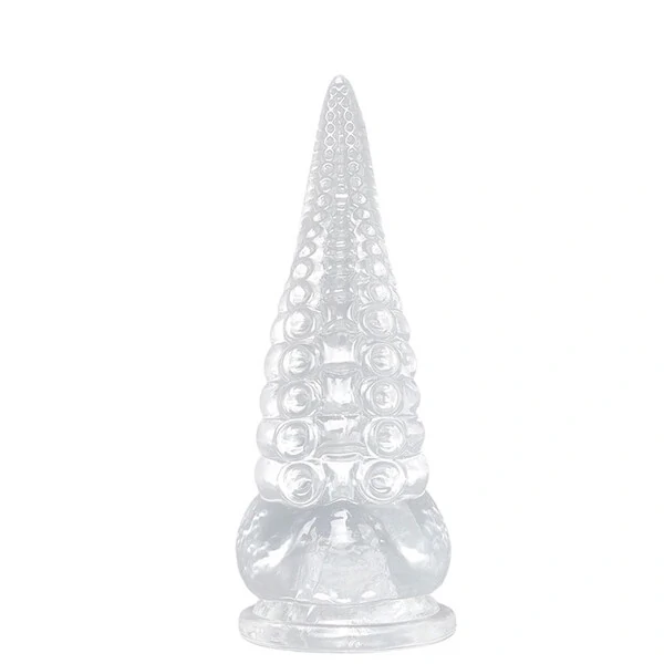 Dildo em Formato Tentáculo Escalonado e Ventosa