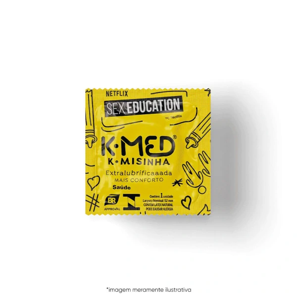 Preservativos K-Misinha Extralubrificaaada K-Med Sex Education