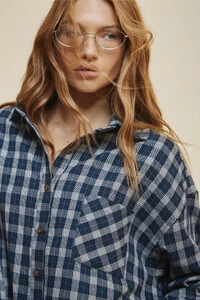 Camisa Xadrez com Bolso