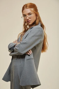 Blazer Alfaiataria Risca de Giz