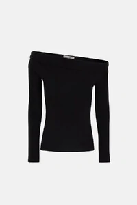 Blusa Manga Longa Assimétrica