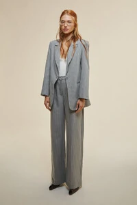 Blazer Alfaiataria Risca de Giz