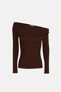 Blusa Manga Longa Assimétrica