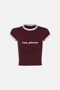 Baby Tee Algodão Yes, Please