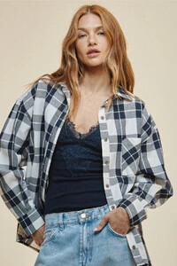 Camisa Xadrez Urban Marinho