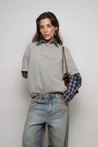 T-Shirt Estonada Oversized Not My Monkeys