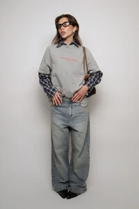 Calça Jeans Oversized Cintura Baixa