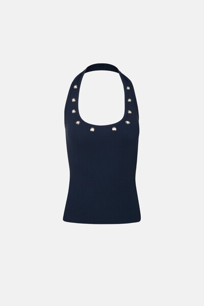 Foto Blusa Ribana Frente Única Ilhós