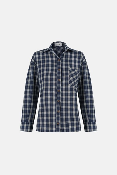 Foto Camisa Xadrez com Bolso