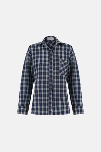 Foto Camisa Xadrez com Bolso