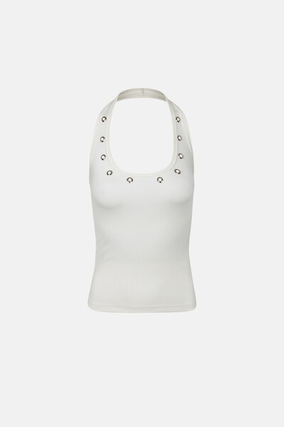 Foto Blusa Ribana Frente Única Ilhós