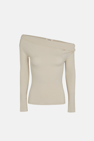 Foto Blusa Manga Longa Assimétrica