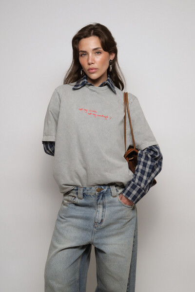 FotoT-Shirt Estonada Oversized Not My Monkeys