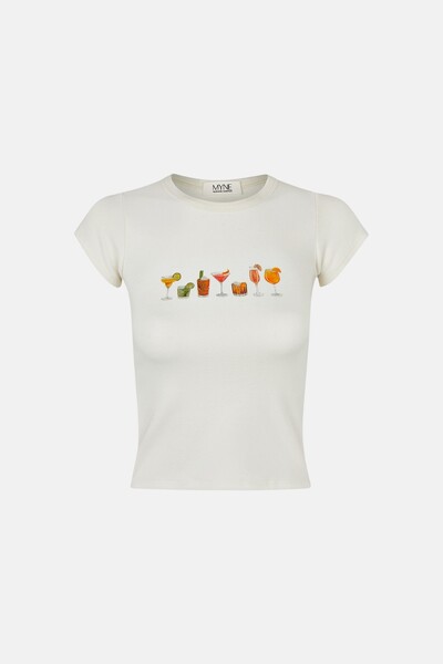 Foto Baby Tee Algodão Drinks