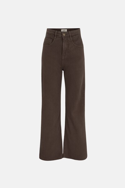 Foto Calça Sarja Wide Leg