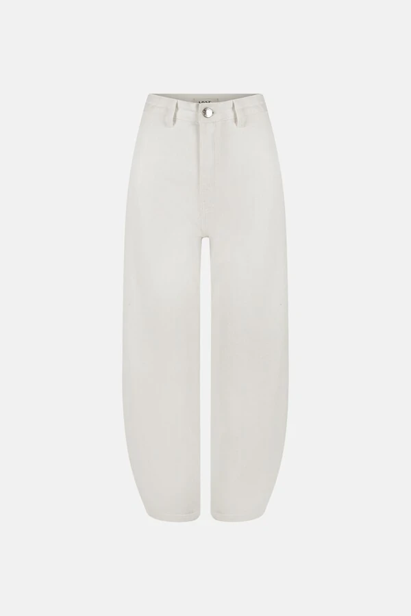 Calça Sarja Balloon Off-white