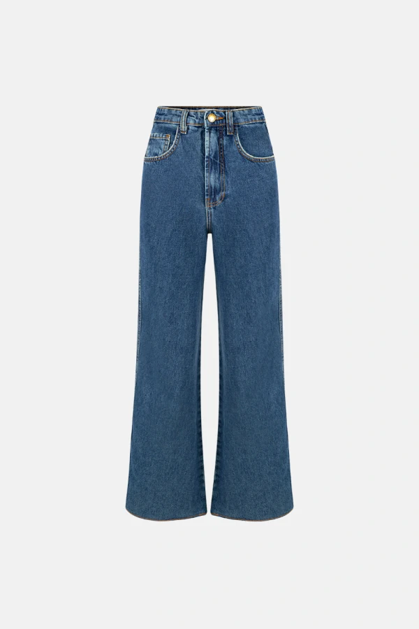 Calça Jeans Wide Clean