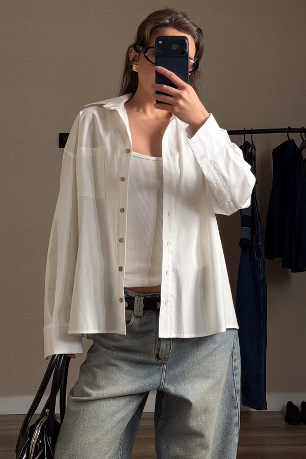 Camisa Tricoline Lisa Essential