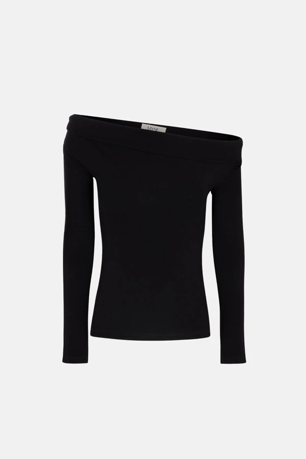 Blusa Manga Longa Assimétrica