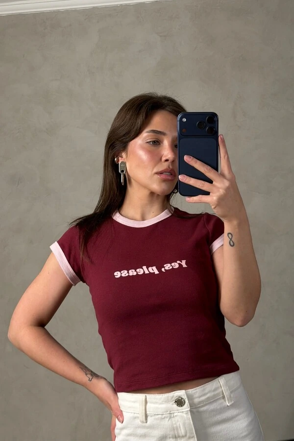 Baby Tee Algodão Yes, Please