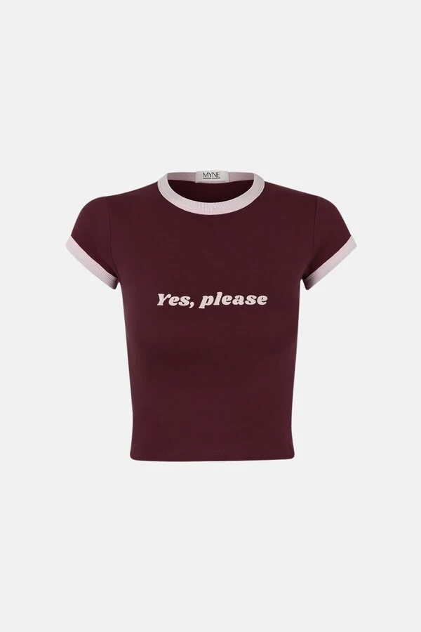 Baby Tee Algodão Yes, Please