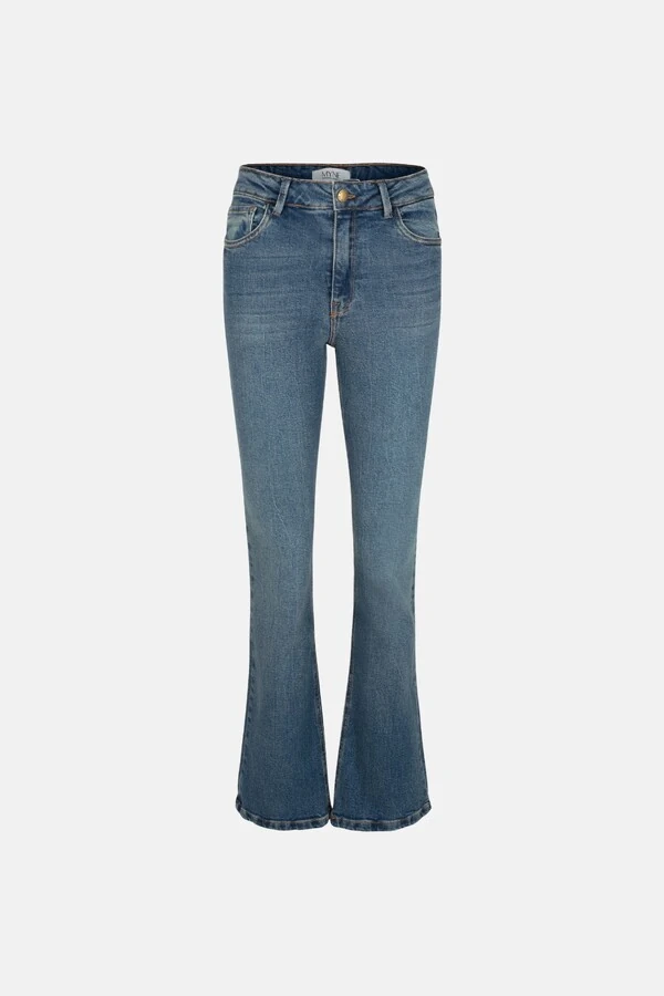 Calça Jeans Bootcut Cintura Média Blue Jeans