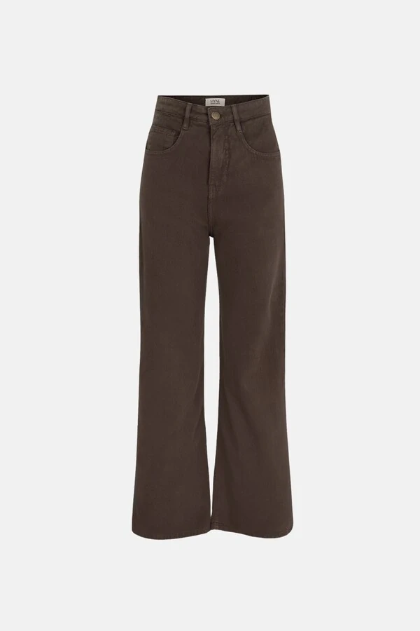 Calça Sarja Wide Leg
