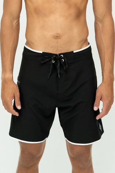 Foto Boardshort High Flyer 18” Silver Preto e Branco