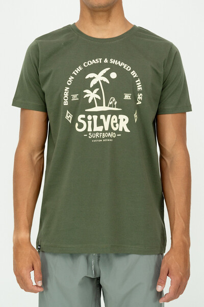 Foto Camiseta Modern Fit Silver Shaped By The Sea