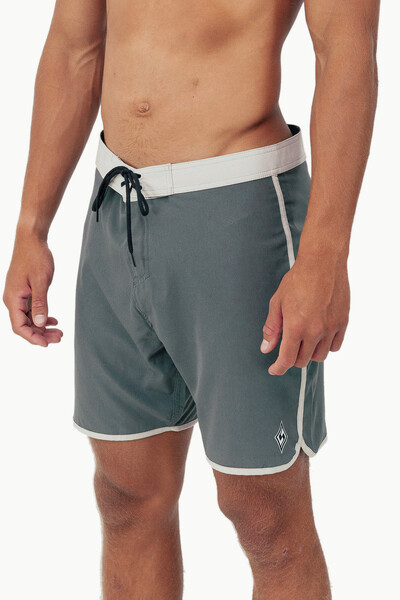 Foto Boardshorts Silver Side Cut 18” Cinza Chumbo
