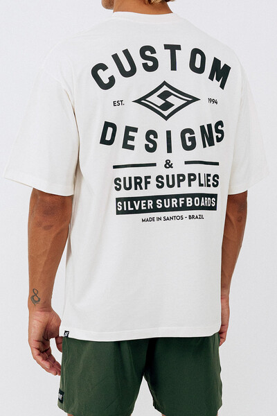 Foto Camiseta Oversized Silver Custom