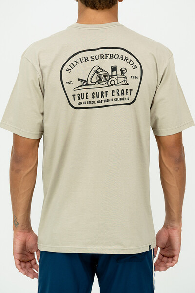 Foto Camiseta Regular Fit Silver Plaina