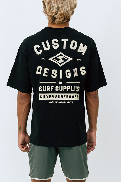 Foto Camiseta Oversized Silver Custom